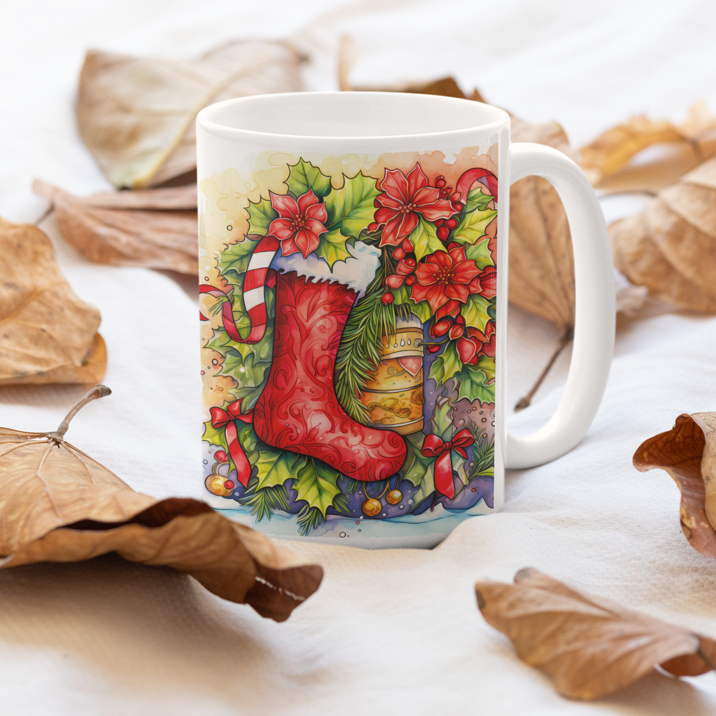 "Christmas Stocking" 15 oz Coffee Mug