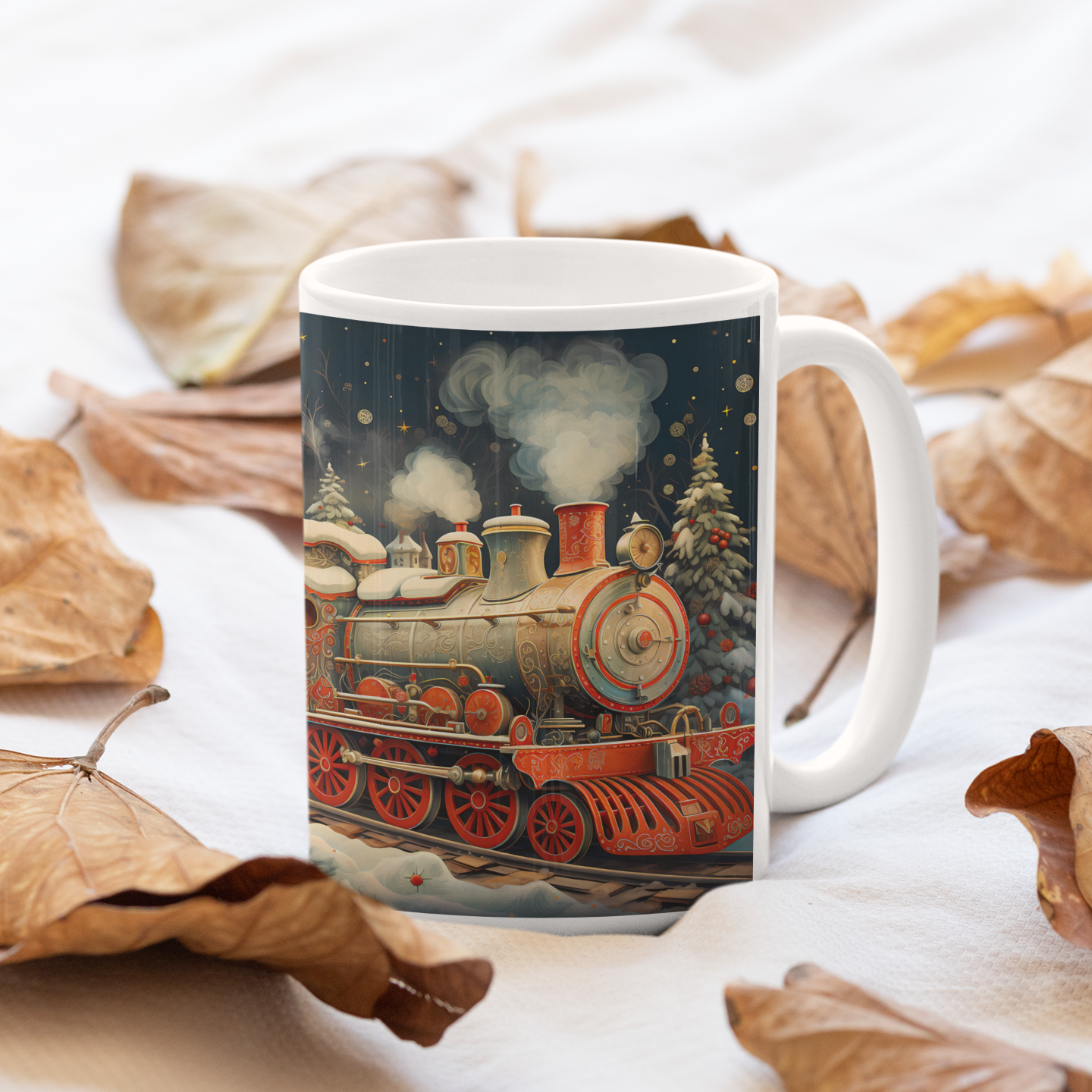 "Christmas Train" 15 oz Coffee Mug