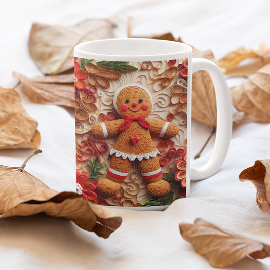 "Gingerbread Man" 15 oz Coffee Mug