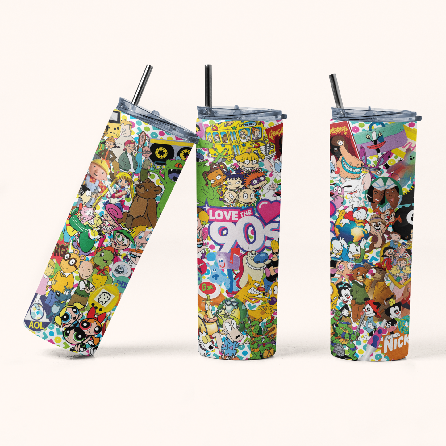 "Love the 90s" 20 oz Tumbler