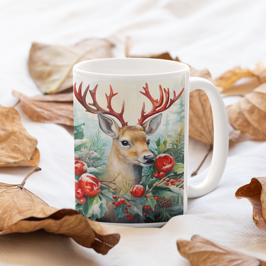 "Reindeer" 15 oz Coffee Mug